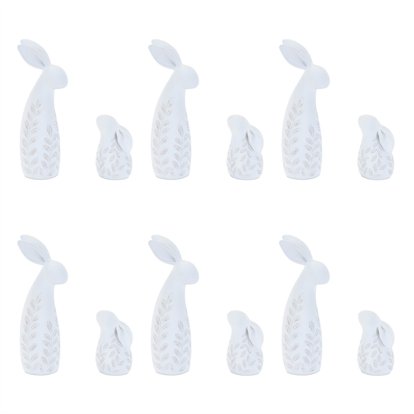 Etched Bunny Figurine (Set of 12)