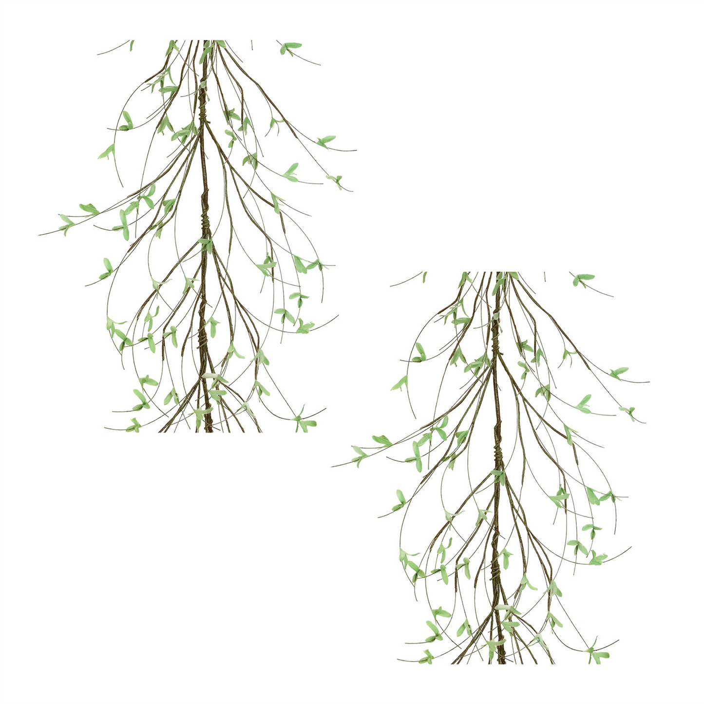 Mini Leaf Twig Garland (Set of 2)