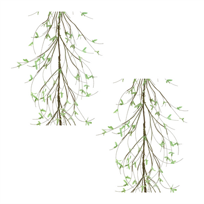 Mini Leaf Twig Garland (Set of 2)