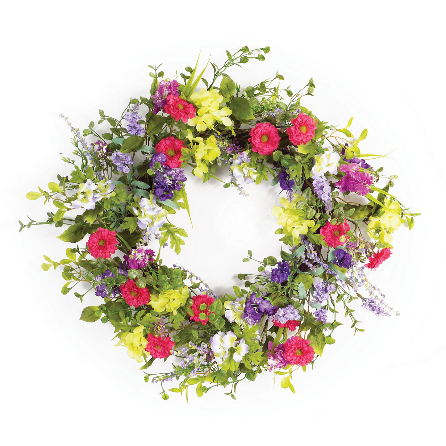 Mixed Floral Wreath 24"D