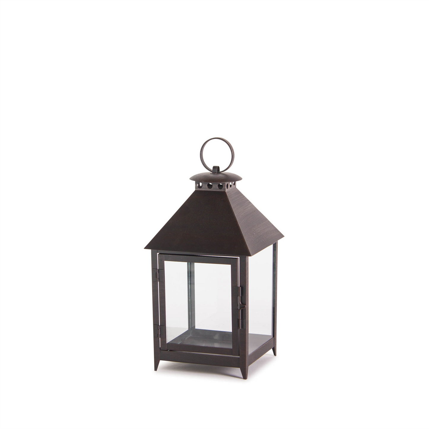 Footed Iron Metal Lantern (Set of 2)