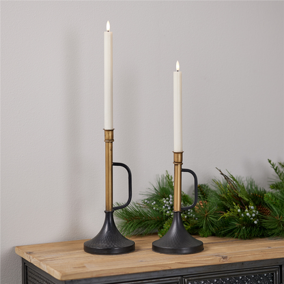 Candle Holder (Set of 2) 9.25"H, 12"H Metal