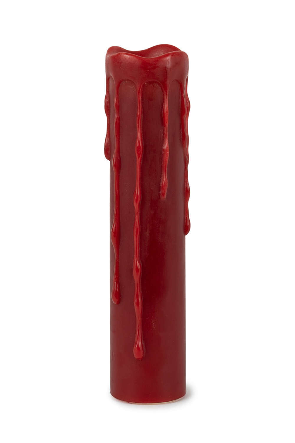 LED Wax Dripping Pillar Candle with 4 and 8 Hour Timer (Set of 2) 1.75"Dx8"H Wax/Plastic