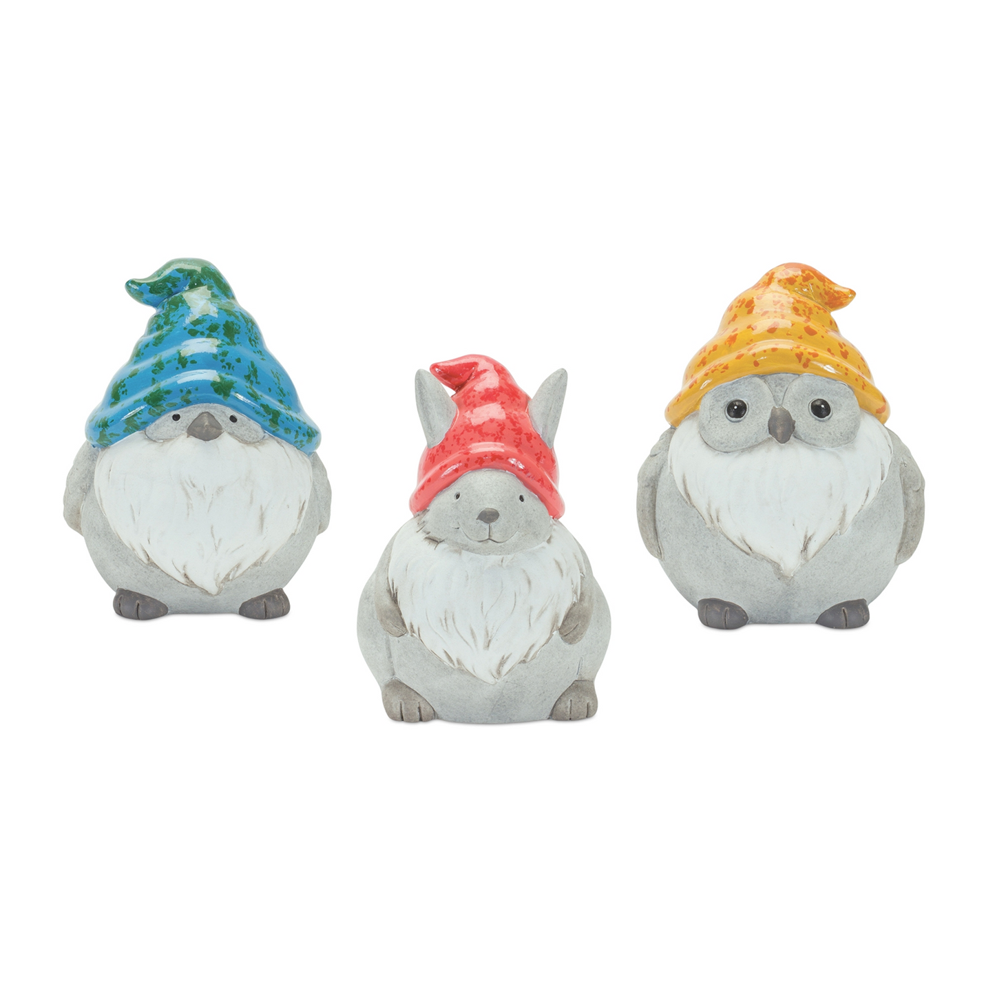 Whimsical Animal Gnome Garden Statue (Set of 6)
