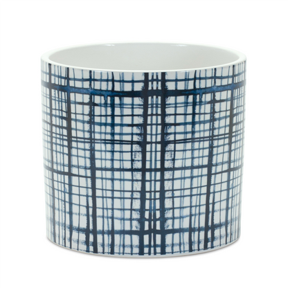 Criss Cross Pattern Planter (Set of 2)