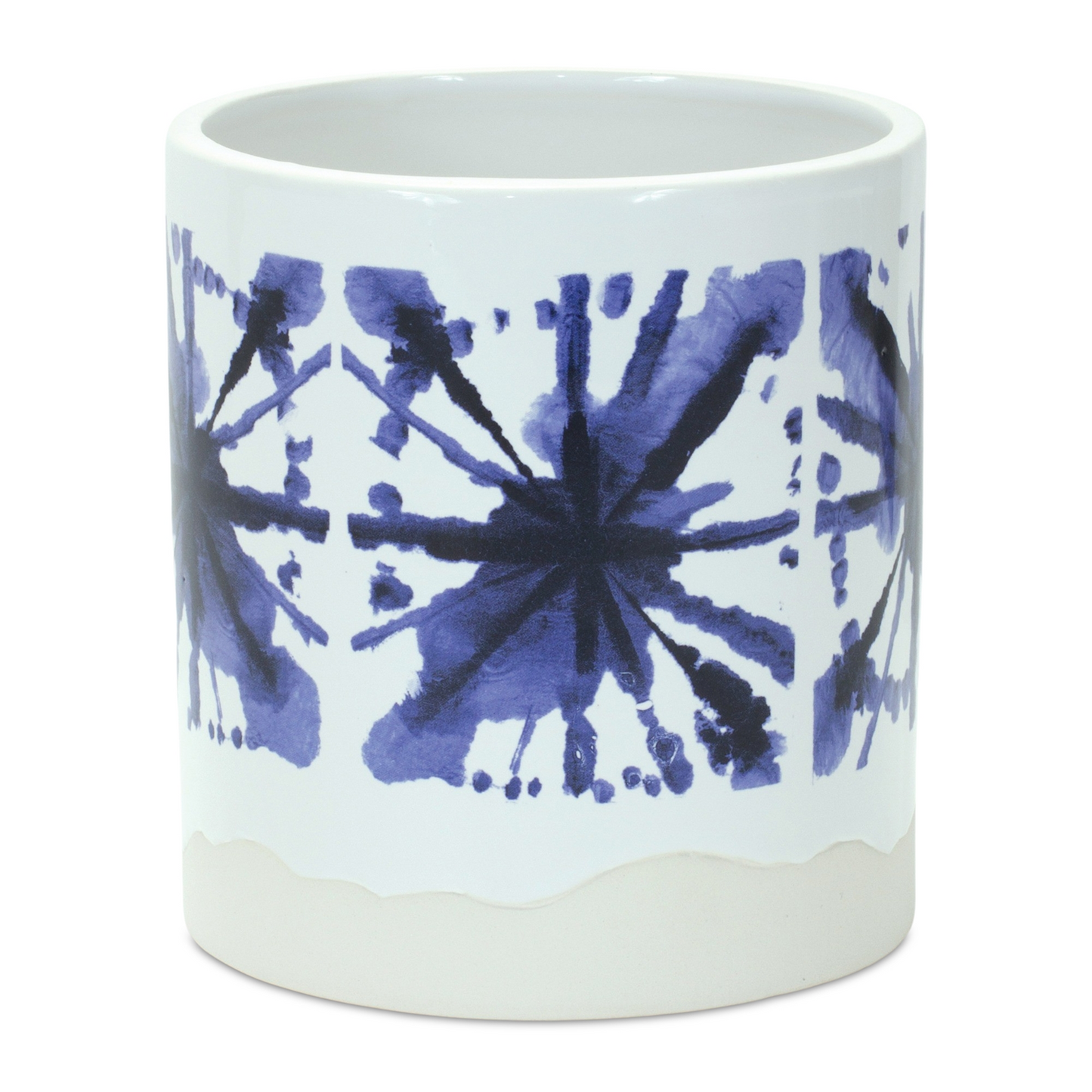 Tie-Dye Print Ceramic Pot (Set of 2)