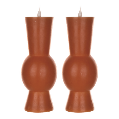 Simplux Designer LED Candle with remote (Set of 2)