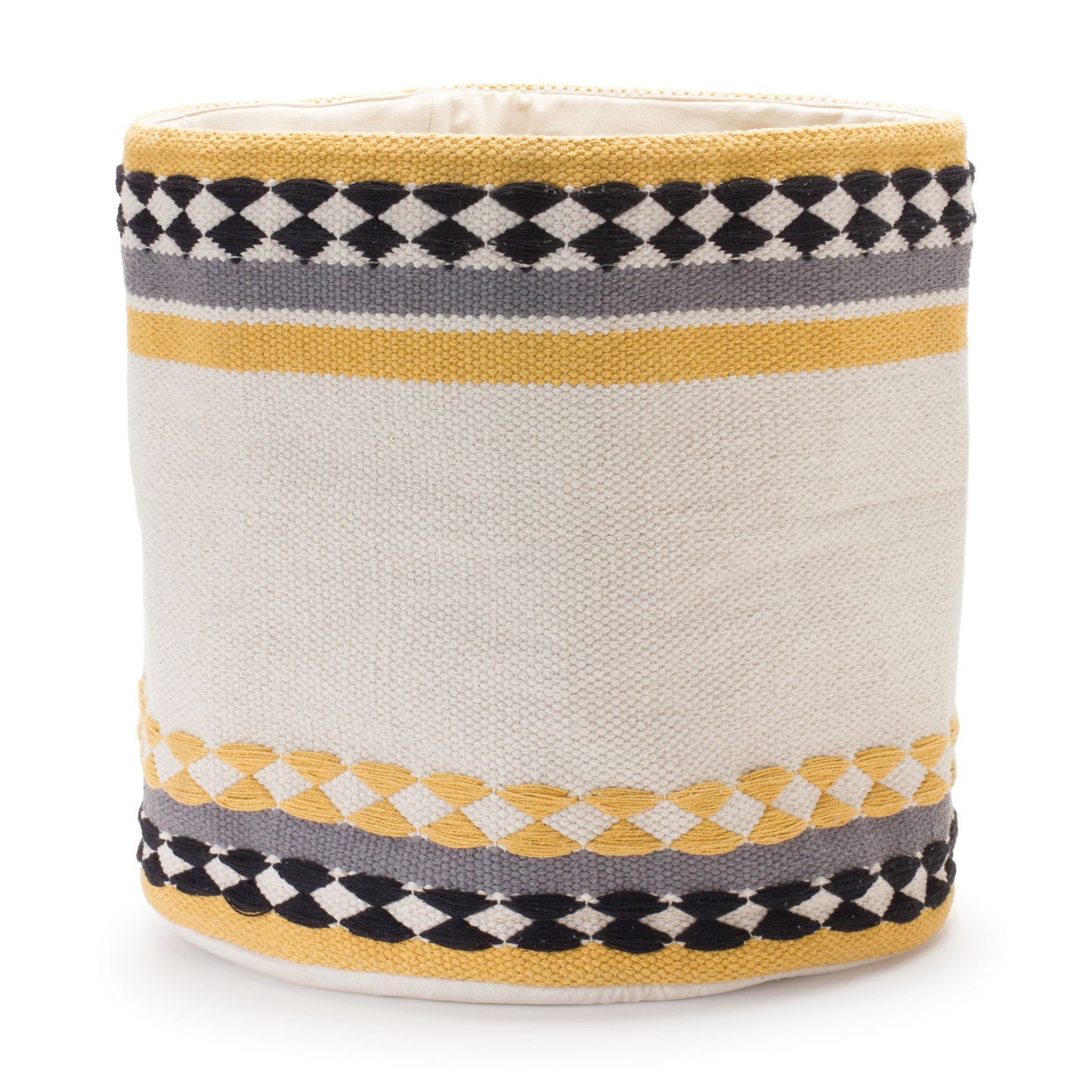 Basket (Set of 2) 14"D x 13"H, 16"D x 15.5"H Cotton