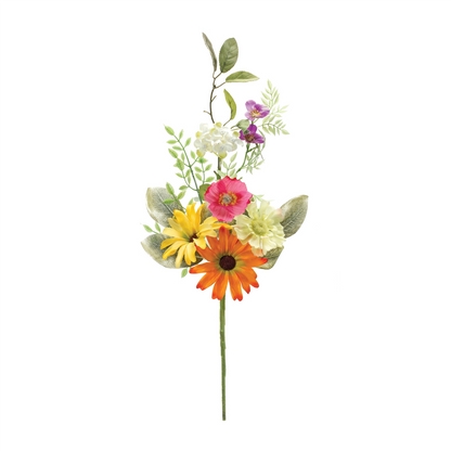Mixed Spring Spray (Set of 2) 19”H Polyester