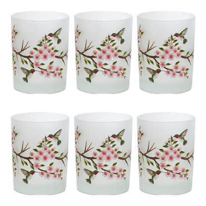 Votive Holder (Set of 6) 4"D x 5"H Glass