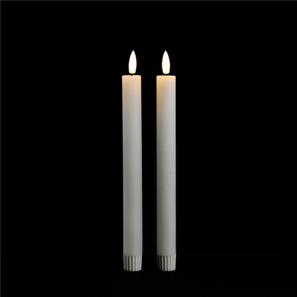 FIA Wick Ivory Taper Candle (Set of 2)