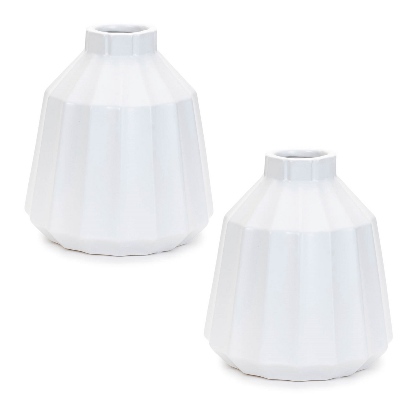 Vase (Set of 2) 7”H Ceramic