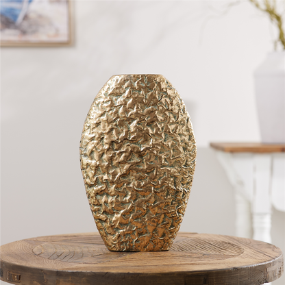 Vase (Set of 2) 14.25”H Metal