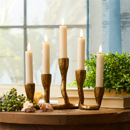 Taper Candle Holder (Set of 4) 9"L x 6"H Resin