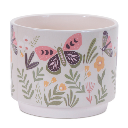 Stone Floral Patterned Planter (Set of 3)