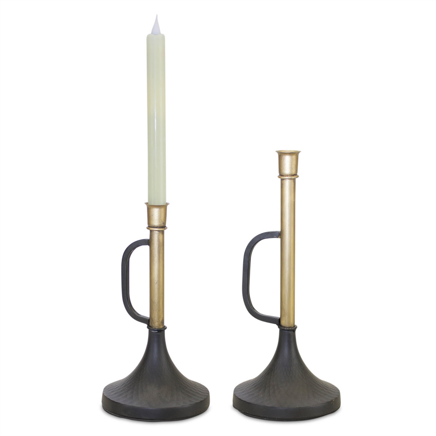 Candle Holder (Set of 2) 9.25"H, 12"H Metal