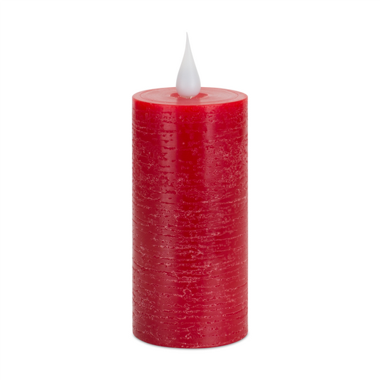 LED Candle 1.75"D x 4"H Wax/Plastic 2 AA Batteries Not Included