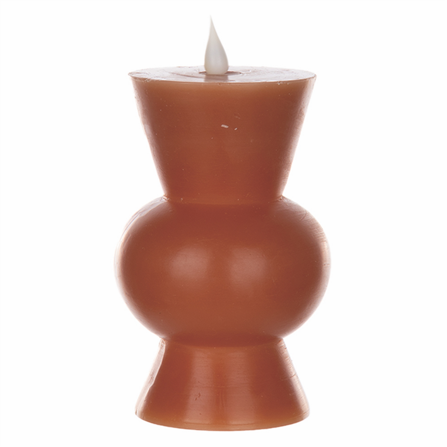 Simplux LED Designer Candle w/4 and 8 Hr Timer (Set of 2) 3.5" x 5.5"H Wax/Plastic (Requires 2 AA Ba
