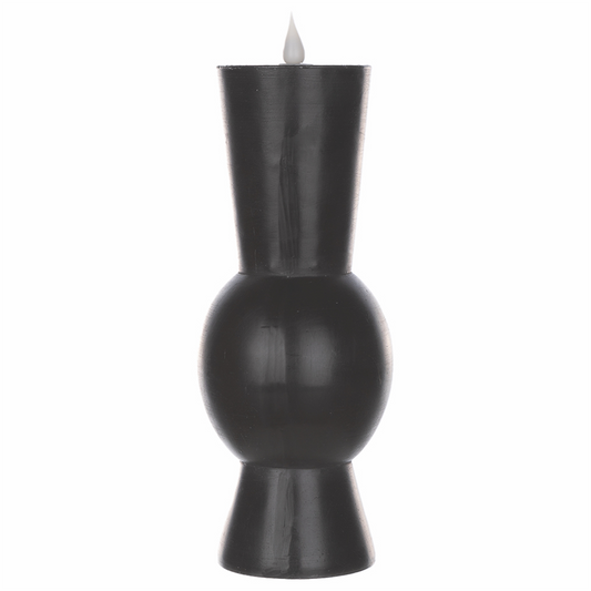 Simplux LED Designer Candle w/4 and 8 Hr Timer (Set of 2) 3.5" x 9.25"H Wax/Plastic (Requires 2 AA B