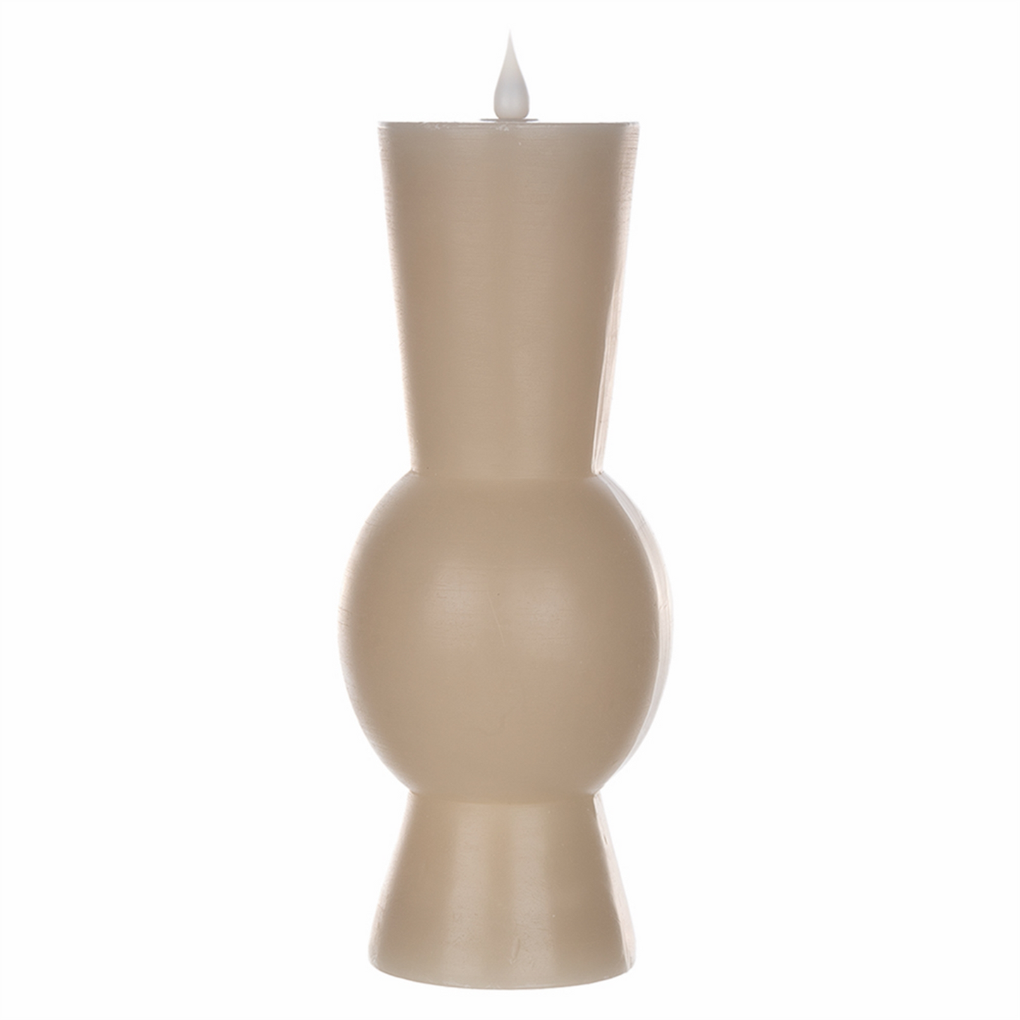 Simplux LED Designer Candle w/4 and 8 Hr Timer (Set of 2) 3.5" x 9.25"H Wax/Plastic (Requires 2 AA B