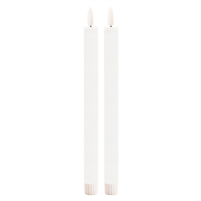 FIA Wick White Taper Candle (Set of 2)