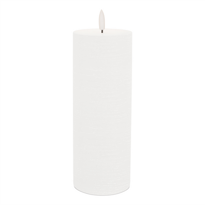 FIA Wick White Pillar Candle (Set of 2)