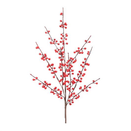 Ilex Berry Spray (Set of 4) 29"H Foam/Plastic