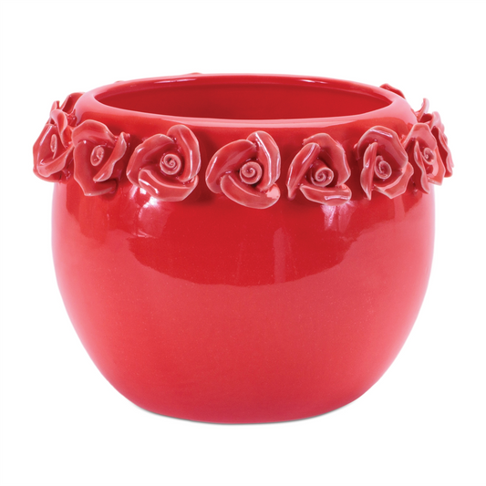 Storeware Bud Vase with Floral Accent (Set of 2)