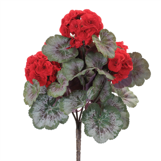 Geranium Floral Bush (Set of 2)