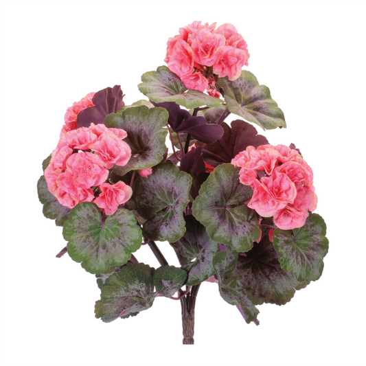 Geranium Floral Bush (Set of 2)