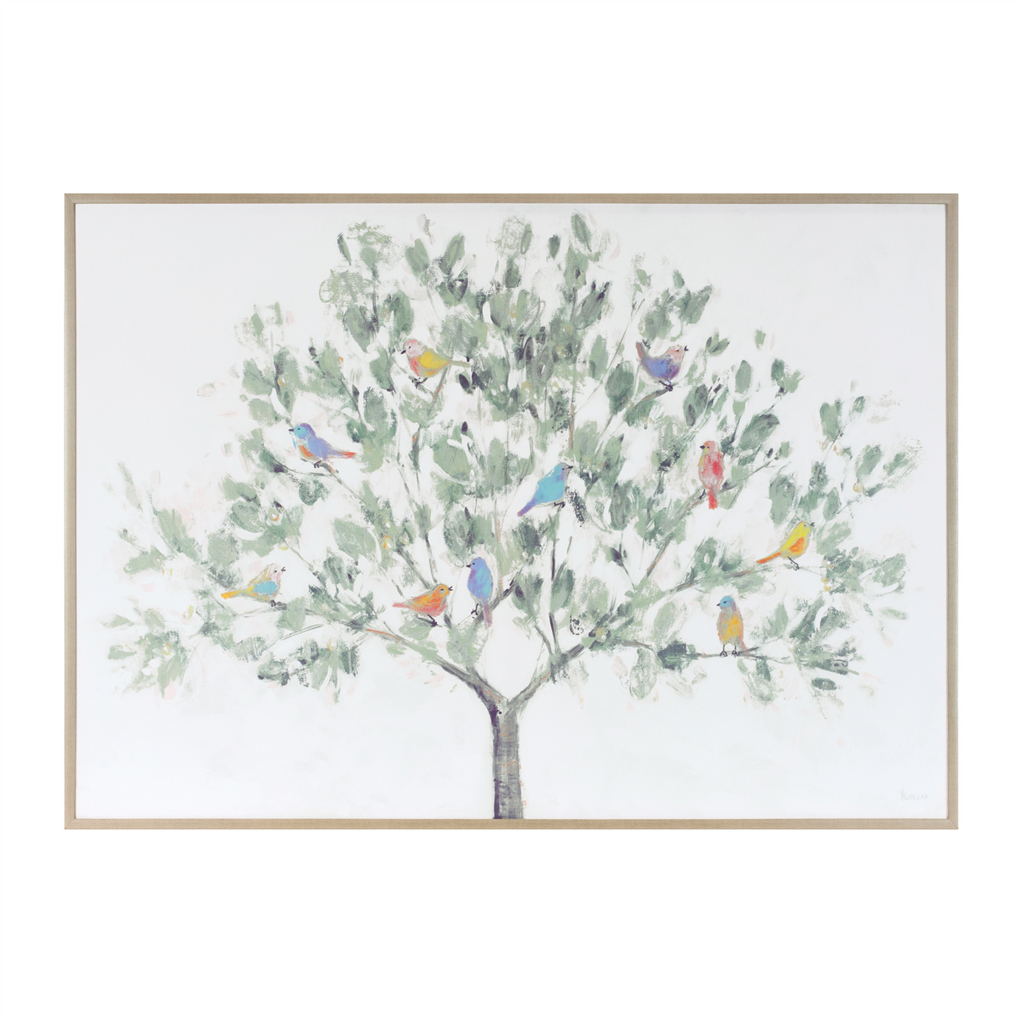 Birds in Tree Print