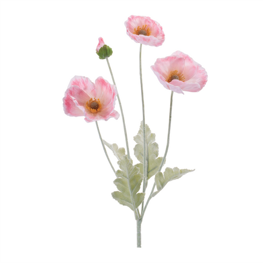 Poppy Floral Spray (Set of 6)