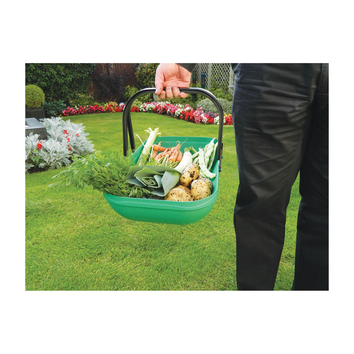 Green Colander Trug