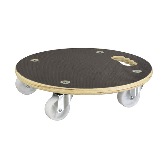 15" Black Round MaxiGrip Plant Caddy