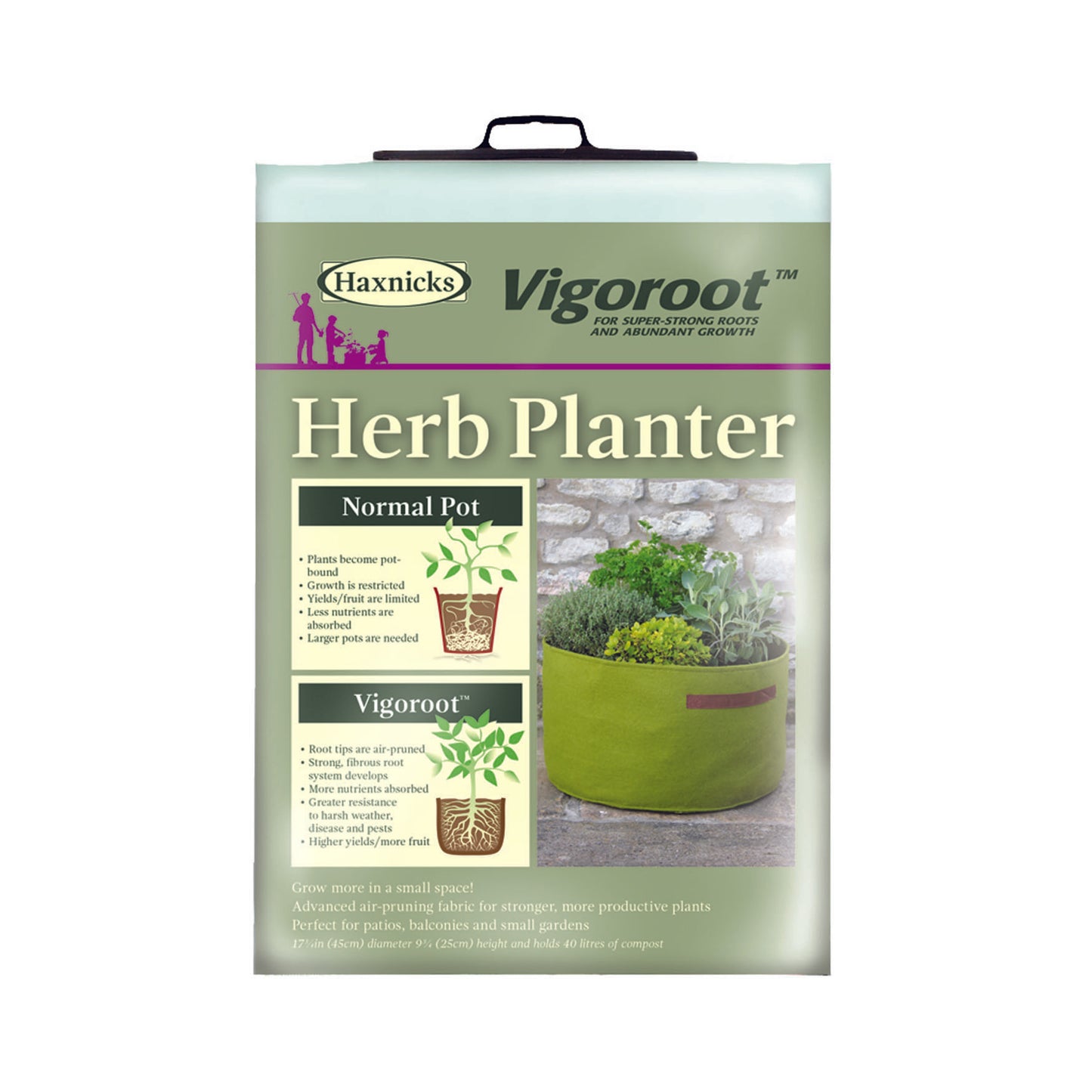 Vigoroot Herb Planter