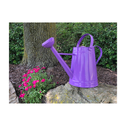 2.1 gal Violet Metal Watering Can