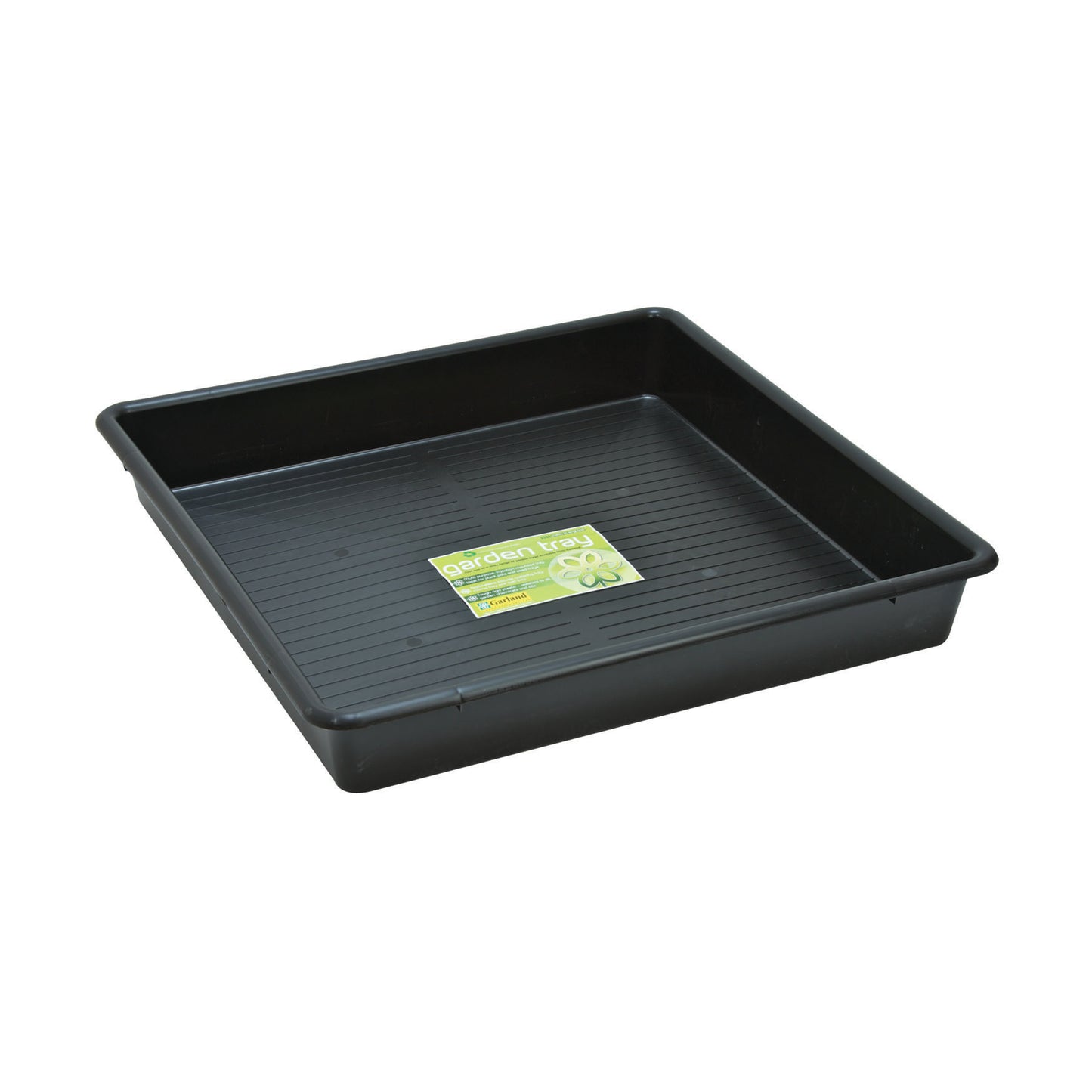 32" Black Square Garden Tray