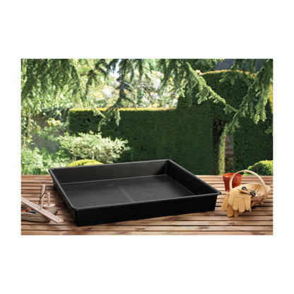 40" Black Square Garden Tray