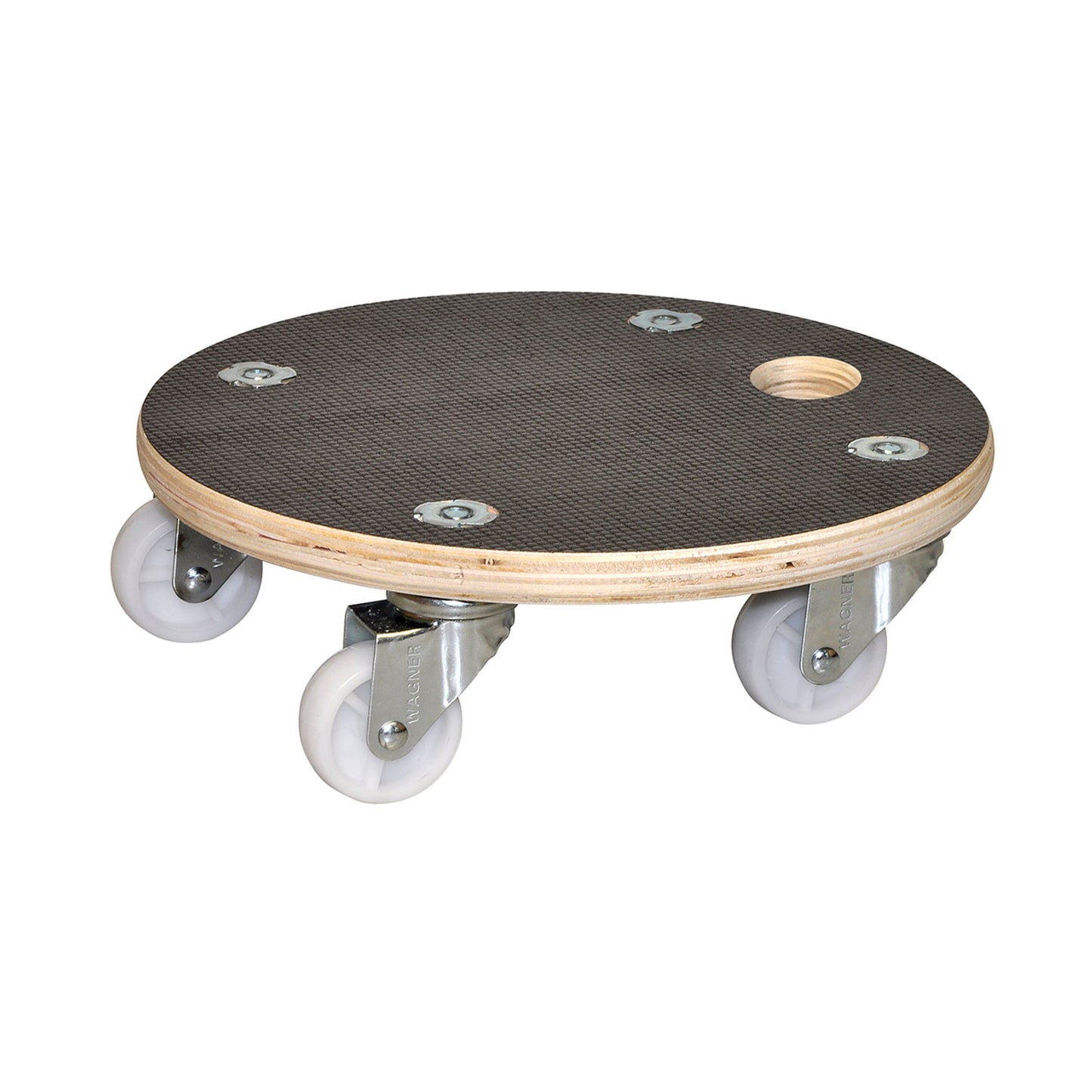 11.4" Black Round MaxiGrip Plant Caddy