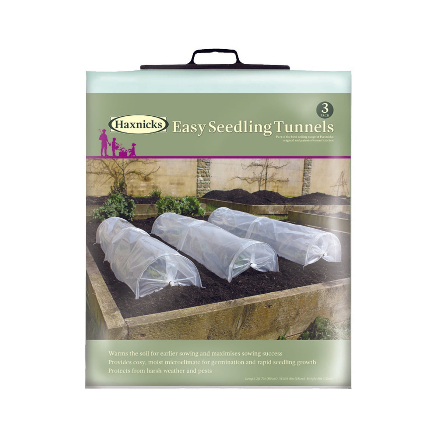 Easy Seedling Tunnel 3pk