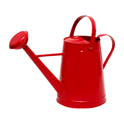 1.2 gal Red Metal Watering Can