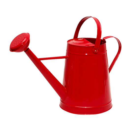 1.2 gal Red Metal Watering Can