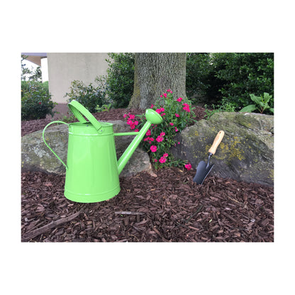 2.1 gal Green Metal Watering Can