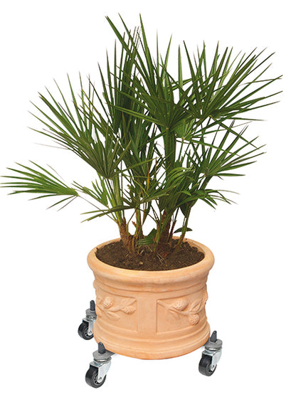 12.5" to 18.5" Adjustable Metal Plant Caddy