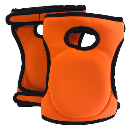 Orange Memory Foam Knee Pads