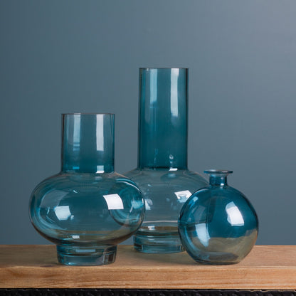 Glass Bubble Vase (Set of 2)
