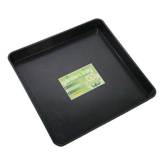 23" Black Square Garden Tray