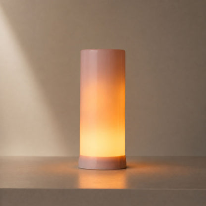 LED FIA Flame Designer Candle with ORANGE Hue 7.5"H