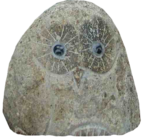 2" Boulder Owl
