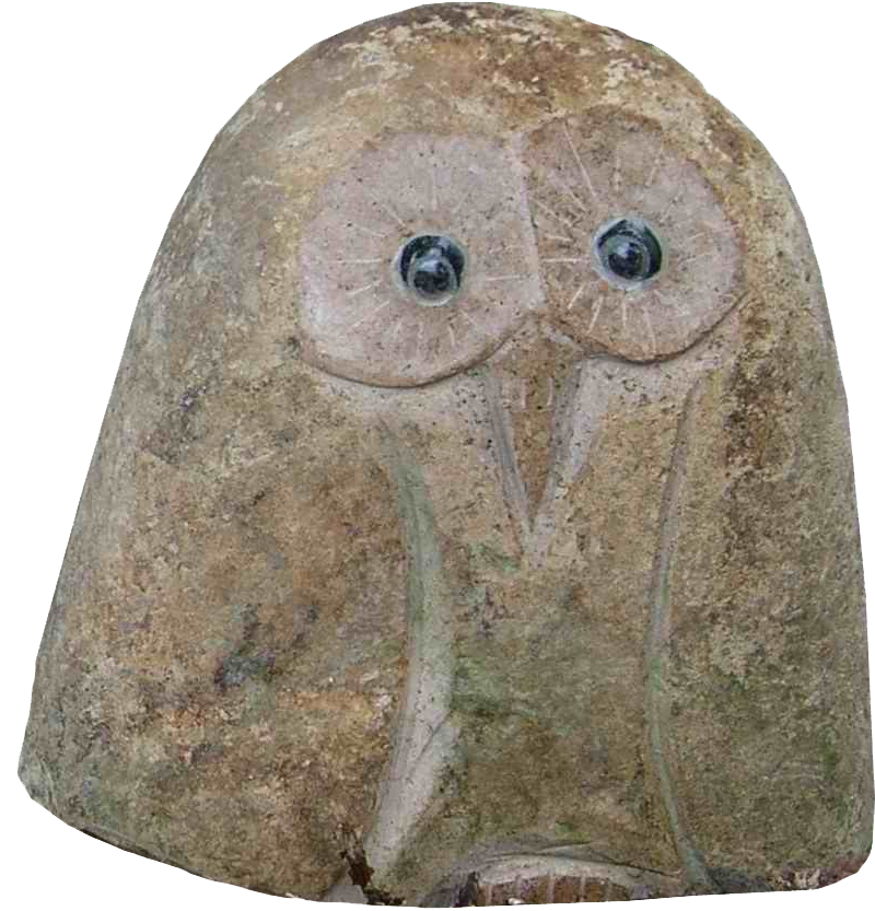 6" Boulder Owl